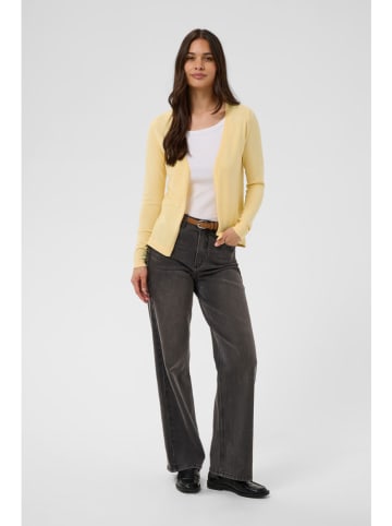 Kaffe Cardigan in Gelb
