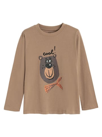 Longsleeve lichtbruin