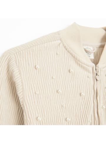 COOL CLUB Sweatjacke in Beige