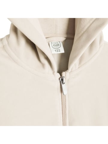 COOL CLUB Sweatjacke in Beige
