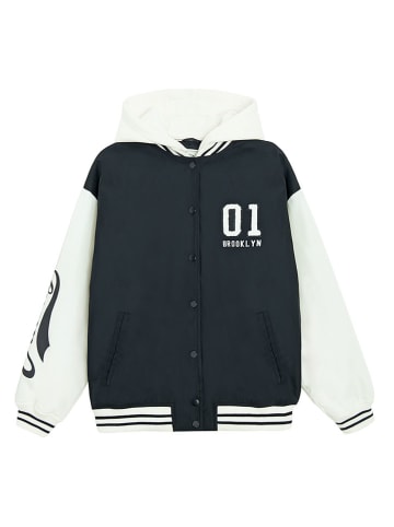 COOL CLUB Blouson in Dunkelblau/ Weiß