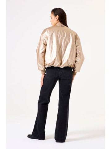 Garcia Omkeerbare blouson goudkleurig/crème