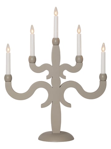 STAR Trading Vensterbanklamp "Canna" beige - (B)43 x (H)55 cm