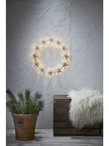 STAR Trading LED-Dekoobjekt "Flower Ring" in Weiß - Ø 50 cm