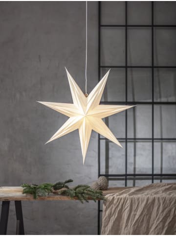STAR Trading Gwiazda papierowa "Holly" w kolorze białym - Ø 60 cm