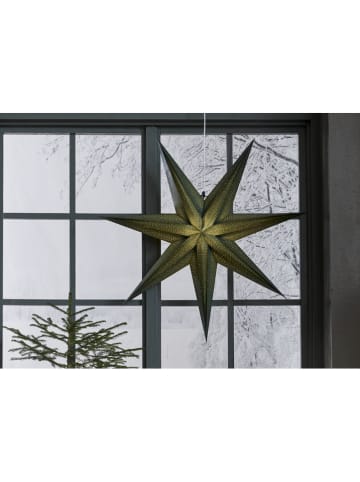 STAR Trading Papierstern "Holly" in Grün - Ø 75 cm