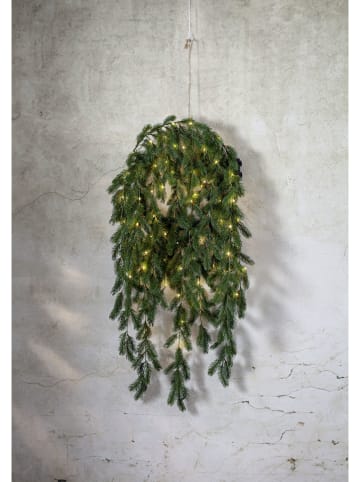 STAR Trading Led-krans "Erna" groen - (B)50 x (H)70 cm