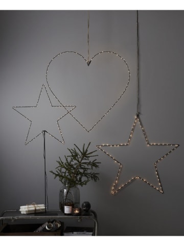 STAR Trading LED-Standstern "Mira" in Schwarz - (B)50 x (H)100 cm