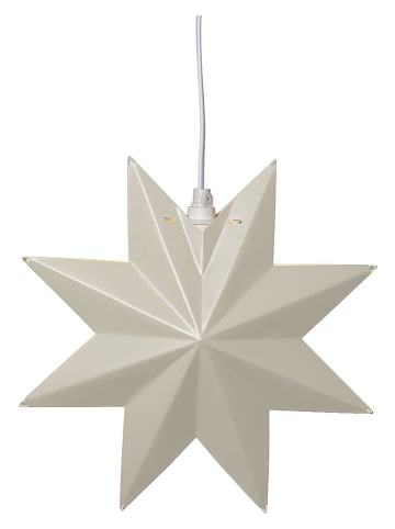 STAR Trading Gwiazda metalowa "Classic" w kolorze beżowym - Ø 28 cm