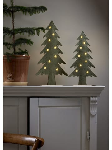 STAR Trading LED-Dekobjekt "Fabbe"  in Khaki - (B)23 x (H)44,5 cm