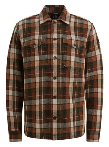 Vanguard Blouse - regular fit - bruin/lichtbruin