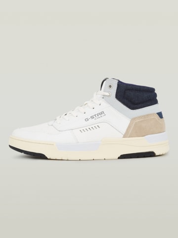 G-Star Sneakers in Weiß/ Beige/ Dunkelblau