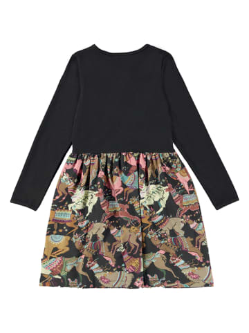 molo Kleid in Schwarz/ Hellbraun