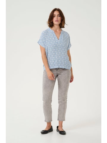 Kaffe Bluse in Hellblau