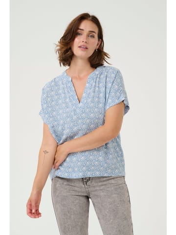 Kaffe Bluse in Hellblau