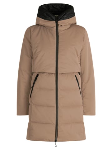 AMBER & JUNE Wintermantel taupe