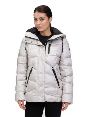 Steppjacke in Silber