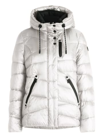 Steppjacke in Silber