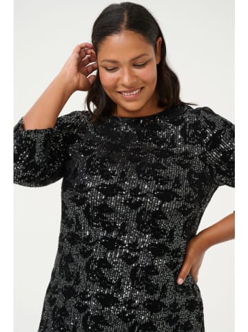 KAFFE curve Kleid "Brit" in Schwarz