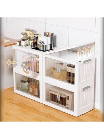 Joybos Schrank in Weiß - (B)81 x (H)45 x (T)27 cm