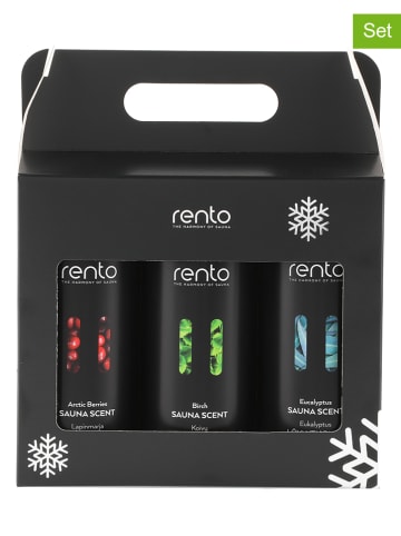 Rento 3er-Set: Saunadüfte - 3x 400 ml