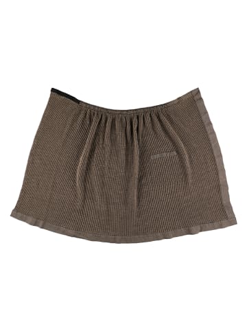 Rento Saunakilt in Schwarz/ Beige - (L)85 x (B)145 cm