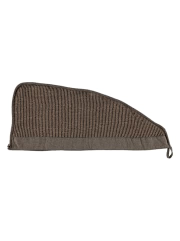 Rento Haardoek zwart/beige - (L)30 x (B)72 cm