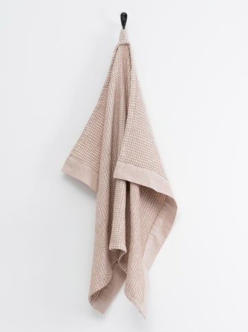 Rento Handdoek beige/wit - (L)50 x (B)70 cm