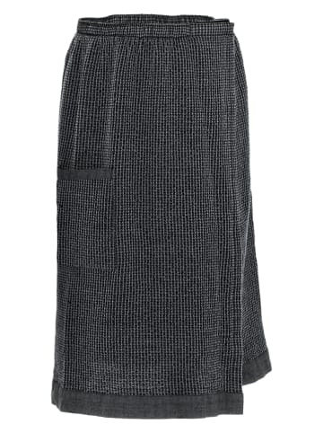 Rento Saunakilt in Schwarz/ Grau - (L)70 x (B)145 cm