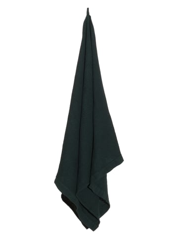 Rento Ręcznik w kolorze czarno-ciemnozielonym do rąk - 90 x 180 cm