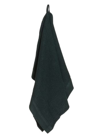 Rento Handtuch in Schwarz/ Dunkelgrün - (L)50 x (B)70 cm