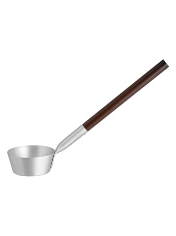 Rento Saunalepel donkerbruin/zilverkleurig - (L)43 cm