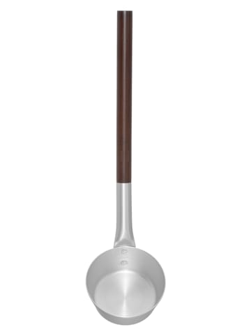 Rento Saunalepel donkerbruin/zilverkleurig - (L)43 cm