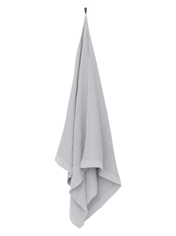 Rento Handtuch in Grau/ Weiß - (L)90 x (B)180 cm