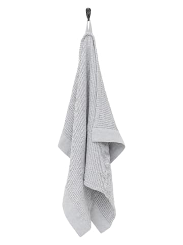 Rento Handtuch in Grau/ Weiß - (L)50 x (B)70 cm
