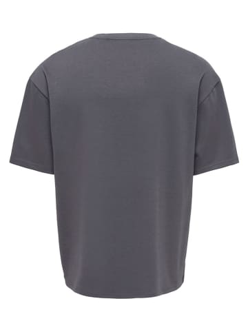 ONLY & SONS Koszulka "Caspian" w kolorze szarym