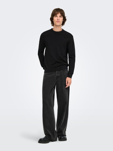ONLY & SONS Trui "Storm" zwart