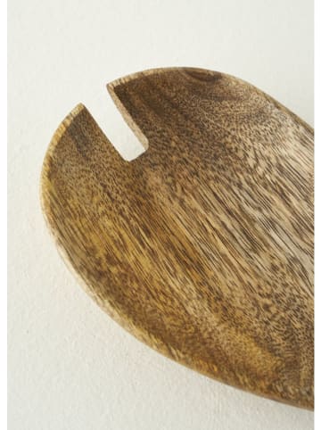 2-częściowy zestaw "Varna" w kolorze brązowym - dł. 22 cm