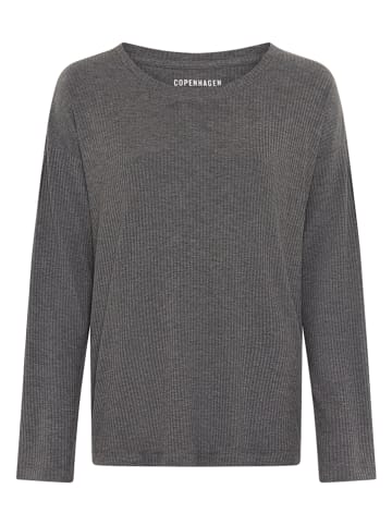 Copenhagen Studios Pyjama-Oberteil in Anthrazit