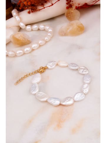 L'Atelier de Gaia Vergold. Armkette mit Perlen