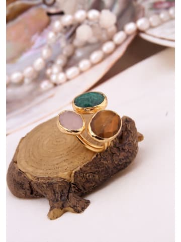 L'Atelier de Gaia Vergold. Ring mit Edelsteinen