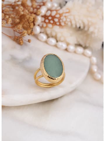 L'Atelier de Gaia Vergold. Ring mit Edelstein