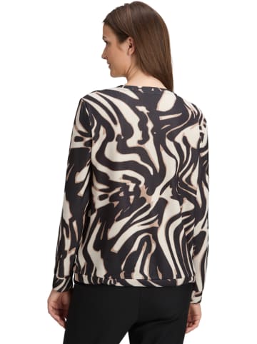BETTY & CO Swatshirt beige/zwart