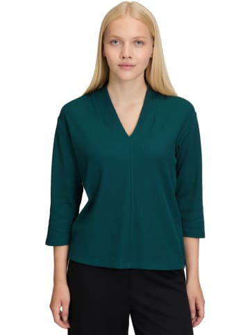 BETTY & CO Bluse in Blau/ Grün