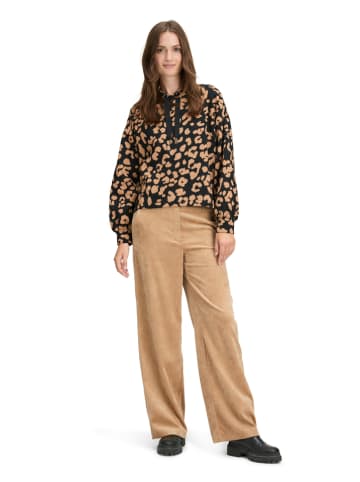 BETTY & CO Bluza w kolorze czarno-jasnobrązowym