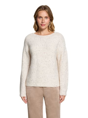 BETTY & CO Sweter w kolorze kremowym