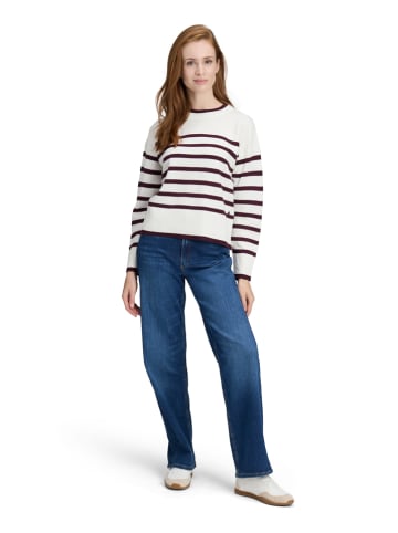 BETTY & CO Trui wit/bordeaux