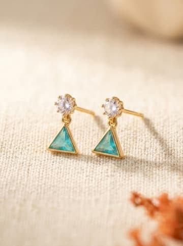 Lodie Silver Oorstekers met edelstenen