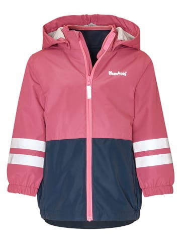 Playshoes 3-in-1 regenjas roze/donkerblauw