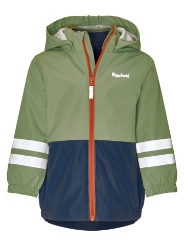 Playshoes 3in1-Regenjacke in Oliv/ Dunkelblau